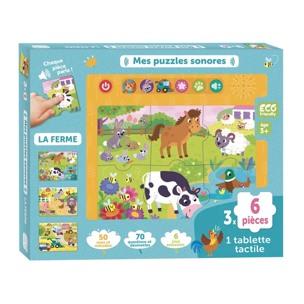 Mes puzzles sonores - La Ferme