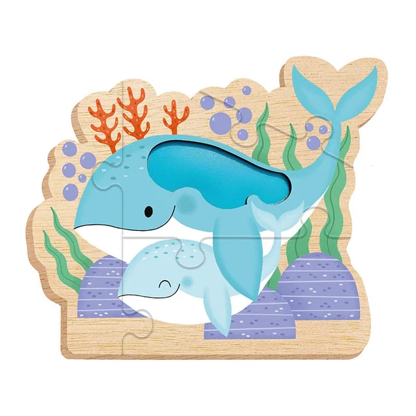 Mes puzzles évolutifs à toucher - maman et bébé