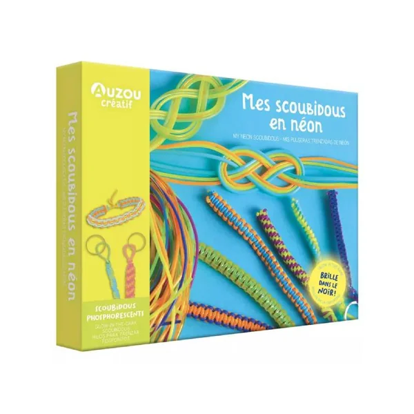 Mes scoubidous en néon - Mon coffret d'artiste