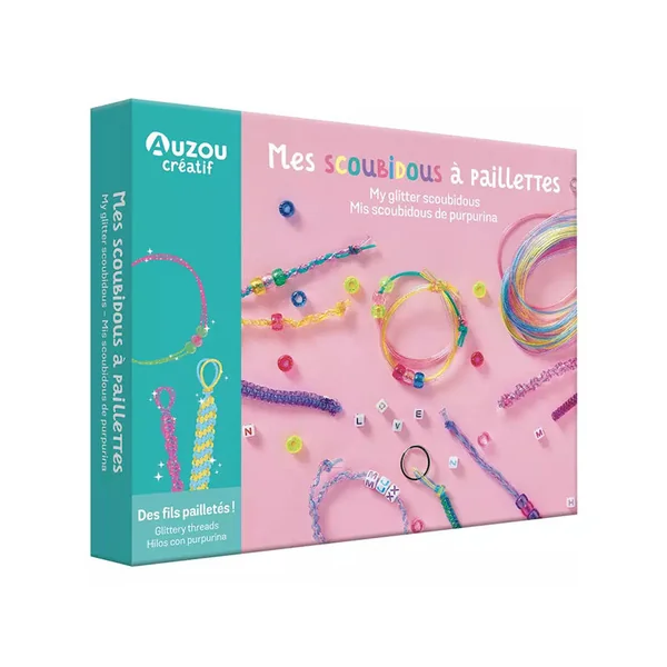 Mes Scoubidous à paillettes - 6 ans - Auzou