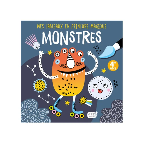 Mes tableaux en peinture magique - Monstres