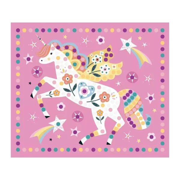 Mes Tableaux licorne en strass - Auzou