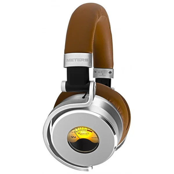 METERS OV-1 Casque Dynamique Fermé Audiophile 32 Ohms (Marron-Silver)
