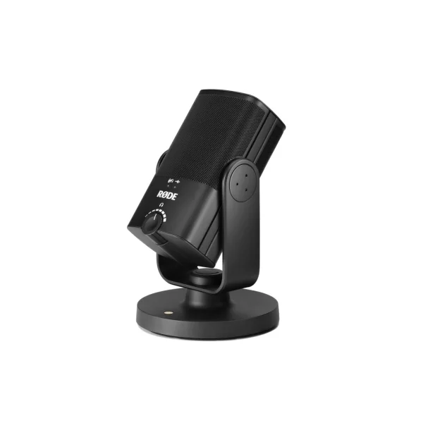 Microphone USB-C NT MINI electret cardioïde avec sortie casque jack 3.5mm pour Podcast - studio