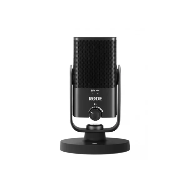 Microphone USB-C NT MINI electret cardioïde avec sortie casque jack 3.5mm pour Podcast - studio