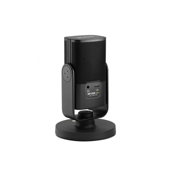 Microphone USB-C NT MINI electret cardioïde avec sortie casque jack 3.5mm pour Podcast - studio
