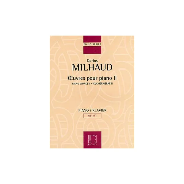 Milhaud D. Oeuvres Piano Vol 2