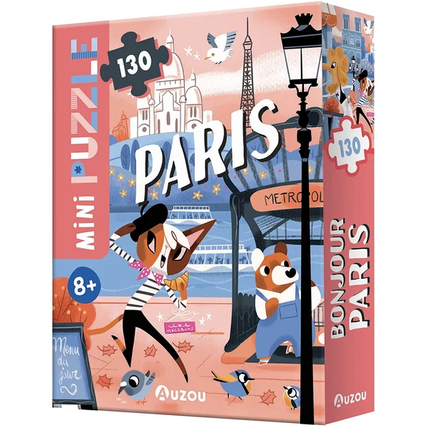 Mini puzzle - Bonjour Paris - 130 pièces