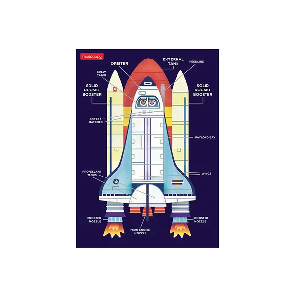Mini Puzzle Space Shuttle - 48 pièces - Galison
