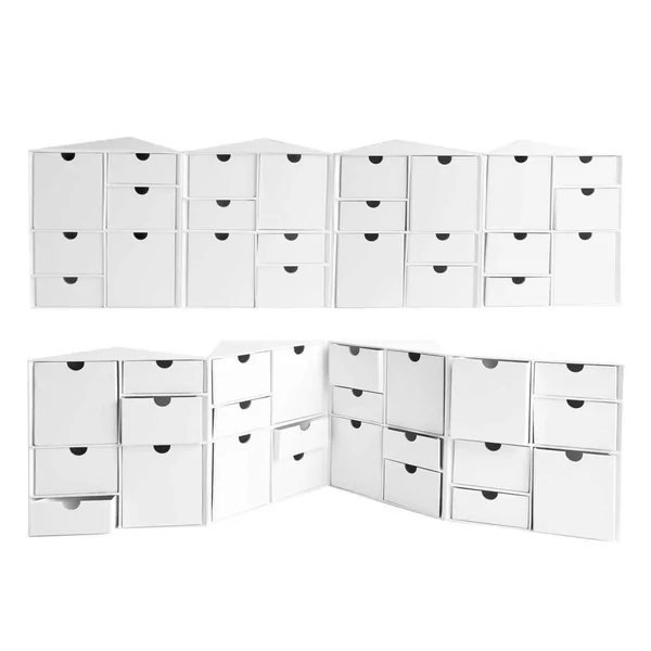Mini-armoire pliante à 24 tiroirs
