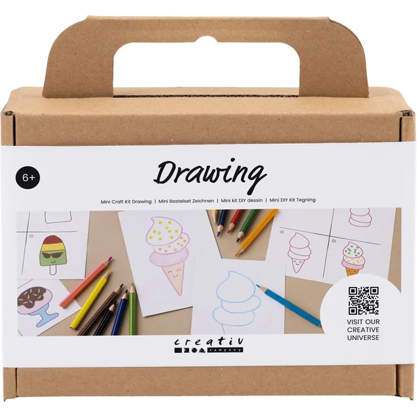Mini-kit créatif dessin « Sucreries »