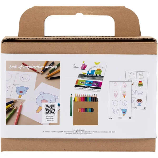 Mini-kit créatif dessin « Sucreries »
