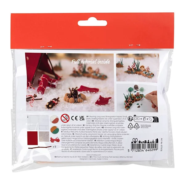 Mini-kit créatif porte de lutin « Aller camper »