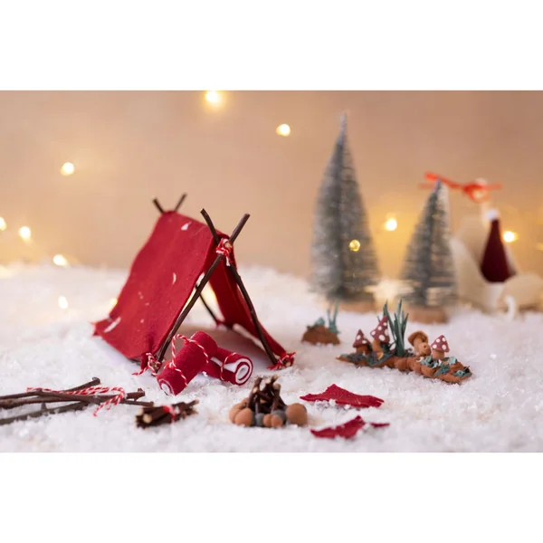 Mini-kit créatif porte de lutin « Aller camper »