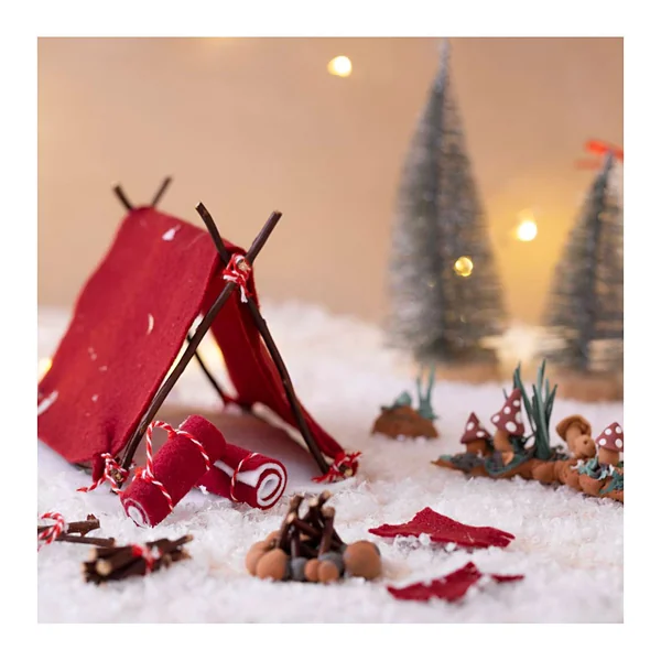 Mini-kit créatif porte de lutin « Aller camper »