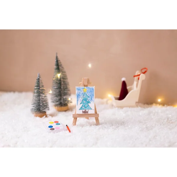 Mini-kit créatif porte de lutin « Artiste »