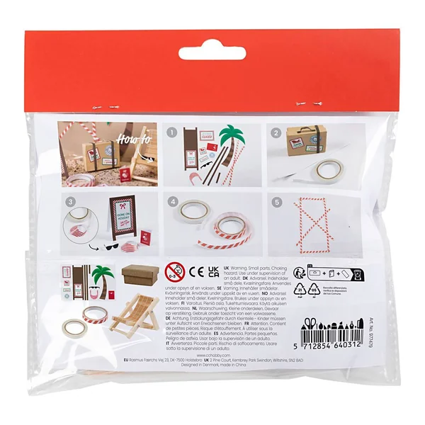Mini-kit créatif porte de lutin « En vacances »