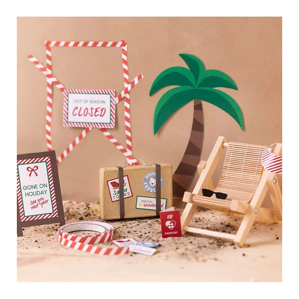 Mini-kit créatif porte de lutin « En vacances »