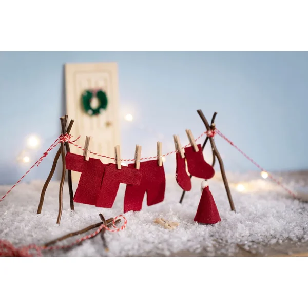 Mini-kit créatif porte de lutin « Linge »