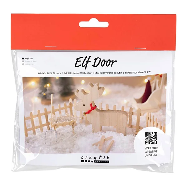Mini-kit créatif porte de lutin « Renne »