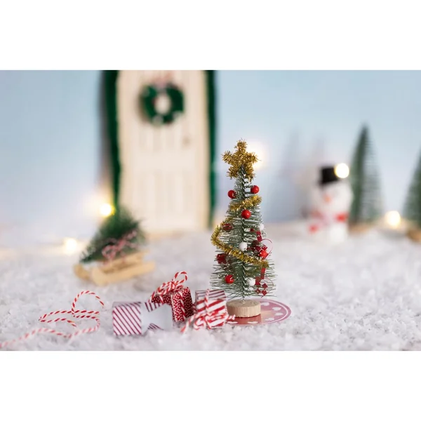 Mini-kit créatif porte de lutin « Sapin de Noël »