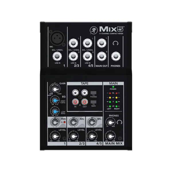 Mixage analogique Mackie MIX5 5 canaux