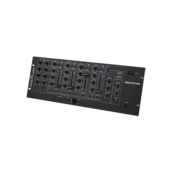 Mixage rackable JB System MIX6-USB 4 voies stéréo et 2 micro et talkover