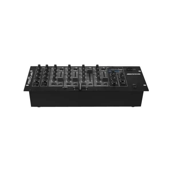 Mixage rackable JB System MIX6-USB 4 voies stéréo et 2 micro et talkover