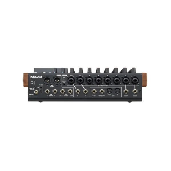 Model 12 Tascam - Table de mixage analogique 10 pistes avec enregistreur sur carte SD