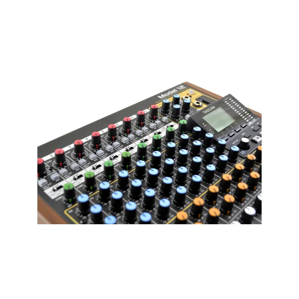Model 12 Tascam - Table de mixage analogique 10 pistes avec enregistreur sur carte SD