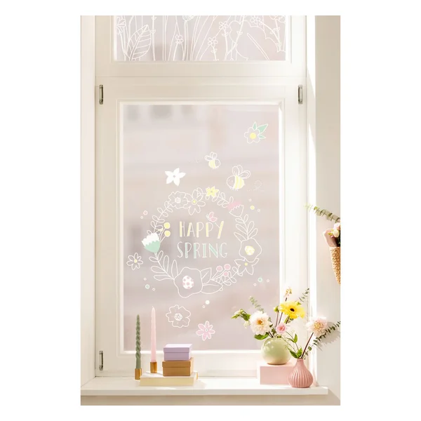 Modèles de décorations de fenêtre « Bloom & Grow »