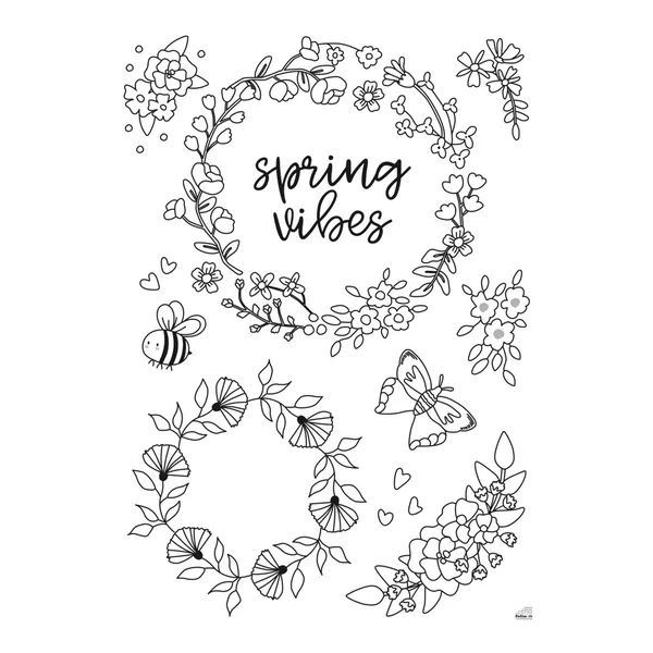 Modèles de décorations de fenêtre « Bloom & Grow »