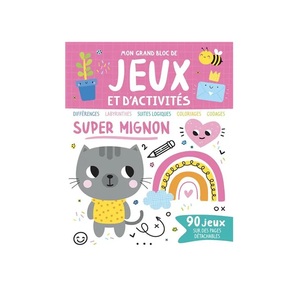 Mon grand bloc de jeux et d'activités - Super mignon !