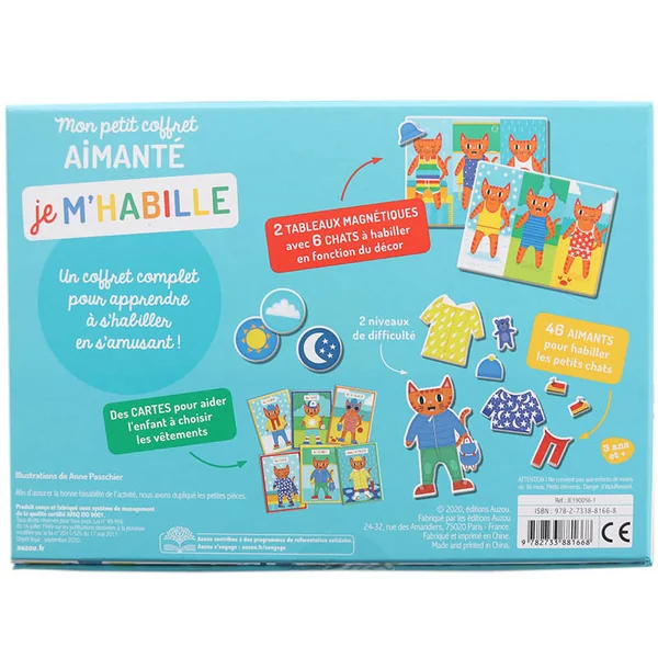 Mon petit coffret aimanté - Je m'habille