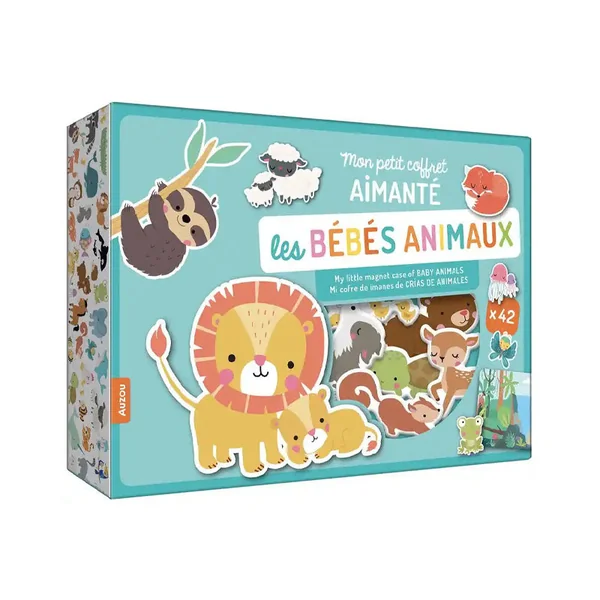Mon petit coffret aimanté - Les bébés animaux