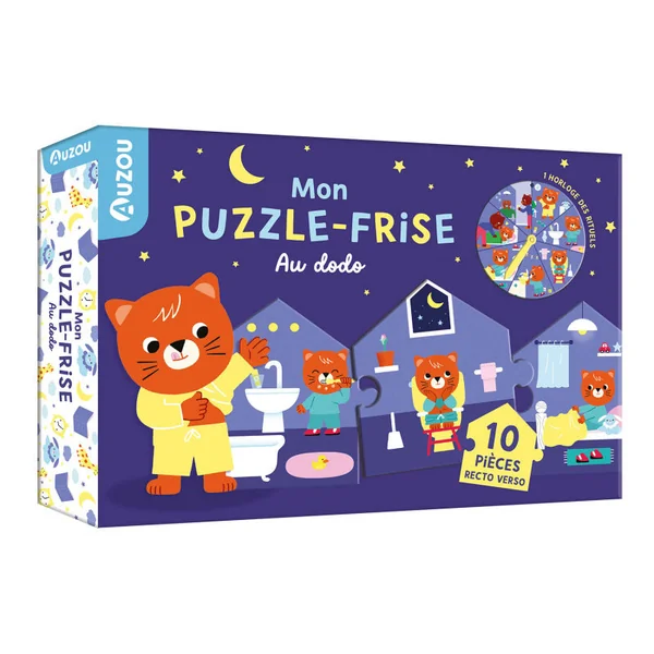 Mon puzzle-frise - Au dodo