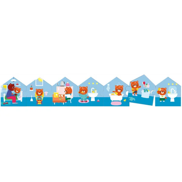 Mon puzzle-frise - Au dodo
