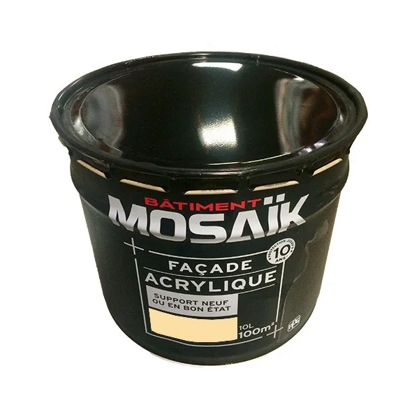 MOSAÏK Peinture Façade Acrylique Pierre 10L