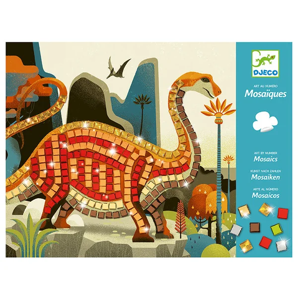 Mosaïques - coffret de collage - Dinosaures