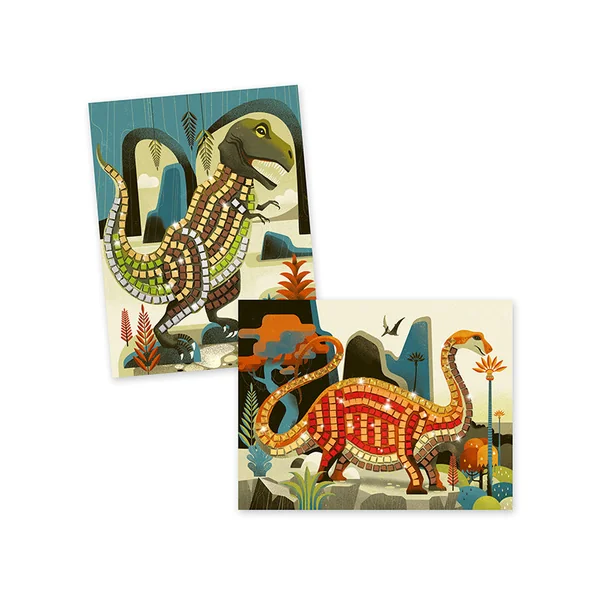 Mosaïques - coffret de collage - Dinosaures