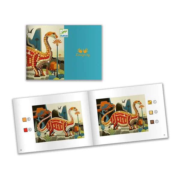 Mosaïques - coffret de collage - Dinosaures