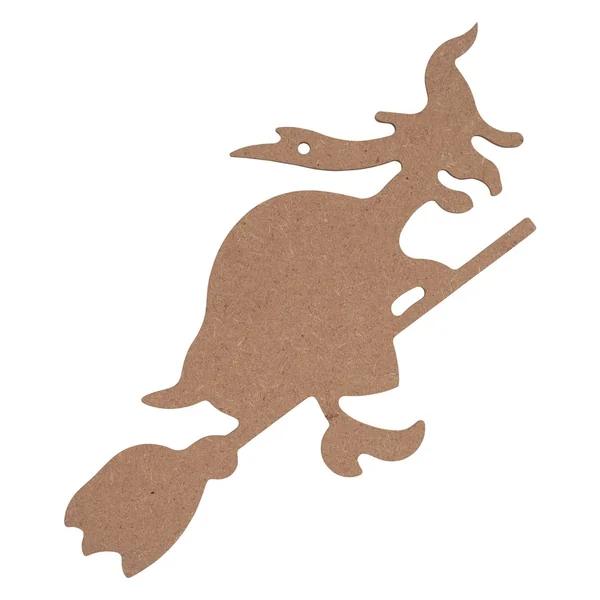 Motif en bois d'Halloween « Sorcière »