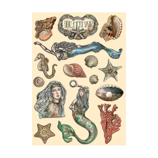 Motifs découpés au laser « Songs of the Sea – Sirène »
