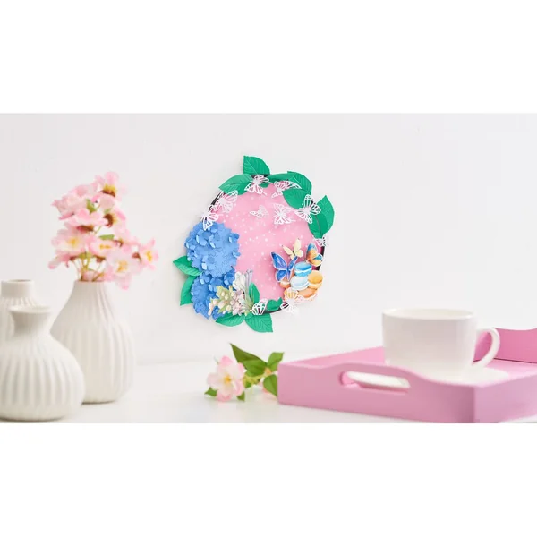 Motifs estampés vintage « Salutations florales »