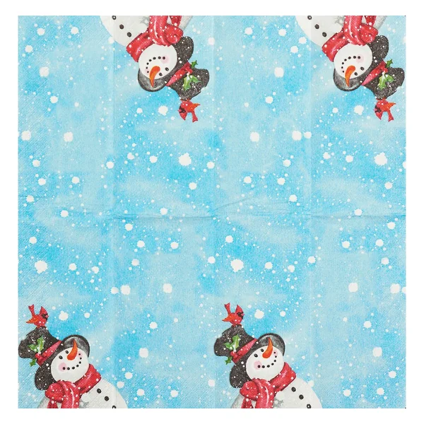 Mouchoirs en papier « Happy Snowman »