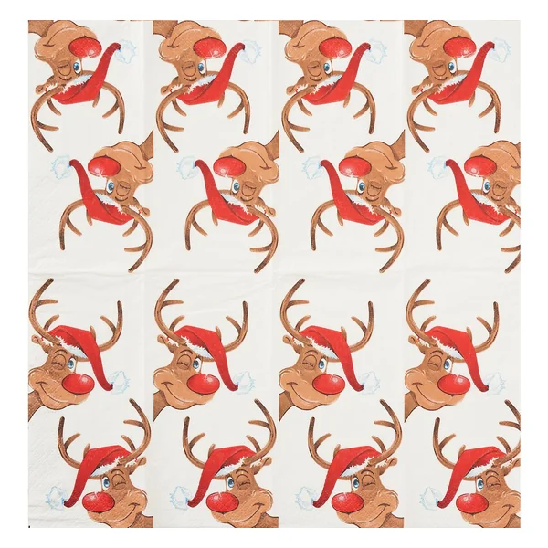 Mouchoirs en papier « Rudolph »