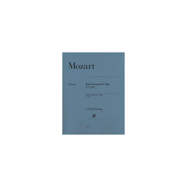 Mozart W.a. Sonate KV 280 (189e) Piano