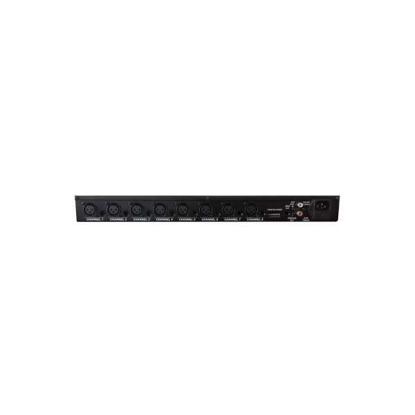 MXS81 Power Acoustics - Mixage rackable 1U 8 entrées micro ou ligne avec alim phantom