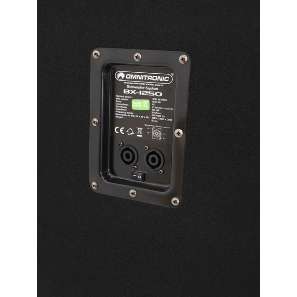 OMNITRONIC BX-1250 Subwoofer 600W