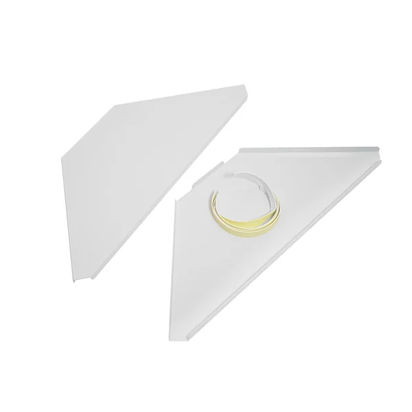 OMNITRONIC Corner Plates incl. Bag for Mobile DJ Stand wh